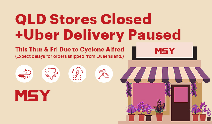 QLD Stores Closed + Uber Delivery Paused This Thur & Fri Due to Cyclone Alfred