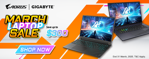 Gigabyte March Laptop Sale | Save Up to $600