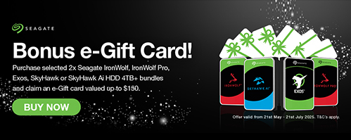 Get Bonus e-Gift Card Worth Up to $150 when You Purchase Selected Seagate HDD Bundles