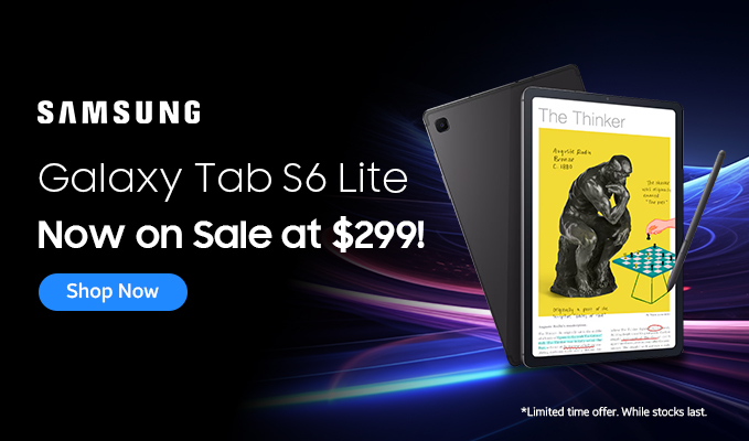 Samsung Galaxy Tab S6 Lite Now on Sale at $299!