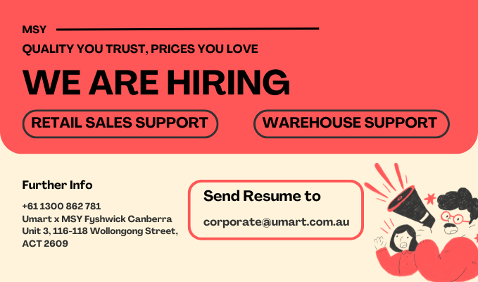 MSY Is Hiring Across Australia | Retail, Warehouse and More Jobs