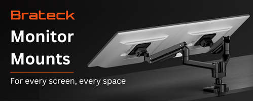Brateck Monitor Mounts | Perfect for Immersive Gaming Experiences and Ergonomic Work Setups