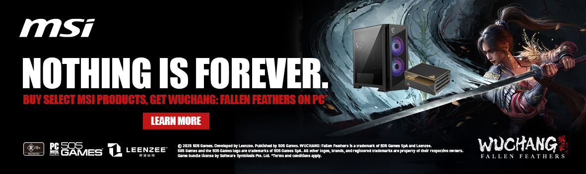 BUY SELECT MSI PRODUCTS, GET WUCHANG: FALLEN FEATHERS ON PC