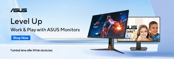 Level Up Your Work & Gaming with Asus Monitors