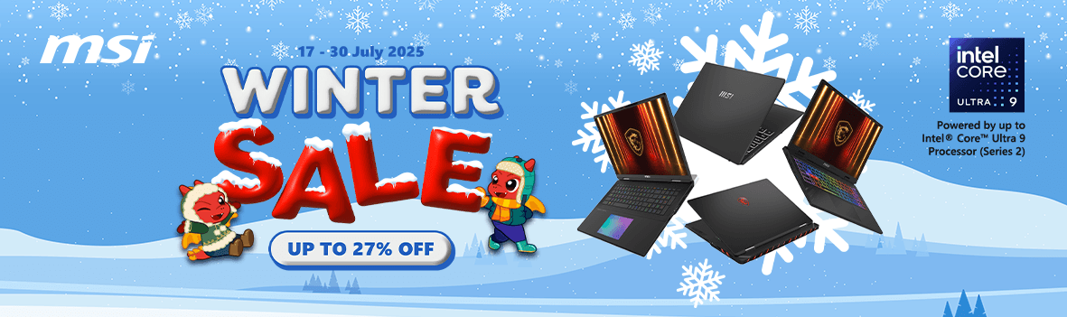 MSI Laptop Winter Sale | Up to 27% Off