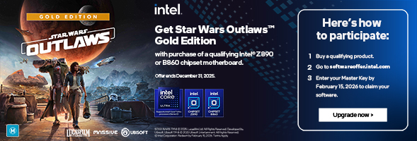 Get Star Wars Outlaws Gold Edition with purchase of a qualifying ASUS/ROG Z890 or B860 Chipset Motherbroad