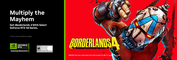 Get Borderlands 4 with Select GeForce RTX 50 Series