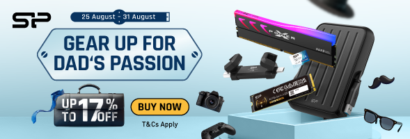 Silicon Power Father's Day Sale | Gear Up for Dad's Passion