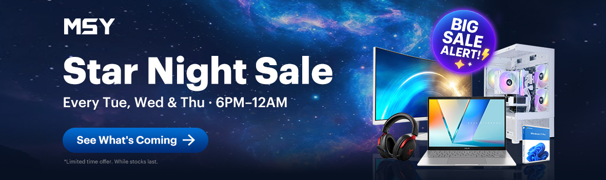 MSY Star Night Sale – Big Savings Across All Categories!