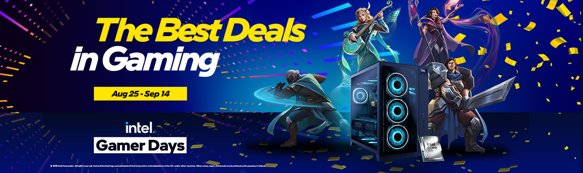 Intel Gamers Day Sale 2025 | Amazing Gaming Deals on on PCs,...