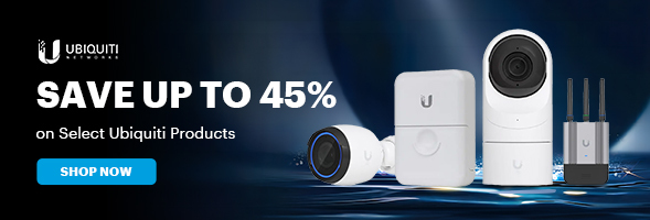 Save Up to 45% on Ubiquiti Networking & Security Solutions for Home and Business