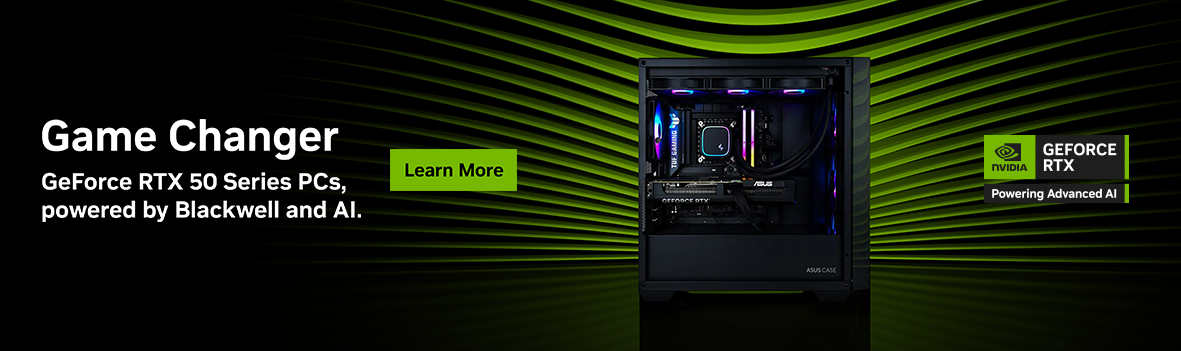 NVIDIA GeForce RTX 50 Series Gaming PCs | Powered by NVIDIA Blackwell and AI
