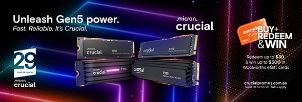 Win Woolworths Gift Cards with Crucial Gen5 — Save & Redeem Today