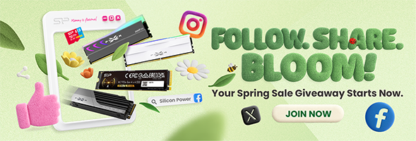 Silicon Power Spring Sale 2025 Giveaway – Follow, Share & Win SSD Prizes