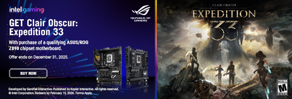 [ASUS x Intel] Expedition 33 Game Code Redemption