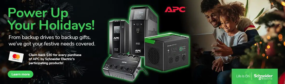 Claim Back Up to a $30 eMasterCard with Select APC Products