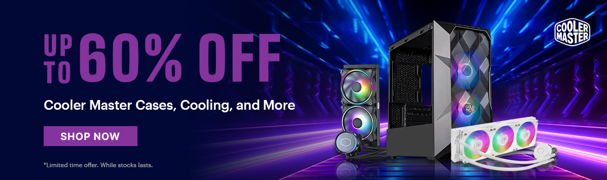 Up to 60% Off Cooler Master Cases, Cooling, and More