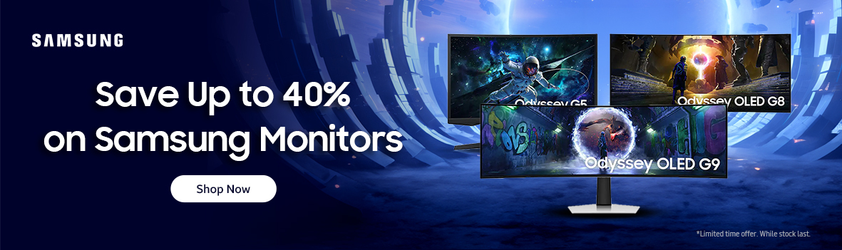 Save Up to 40% on Samsung Monitors