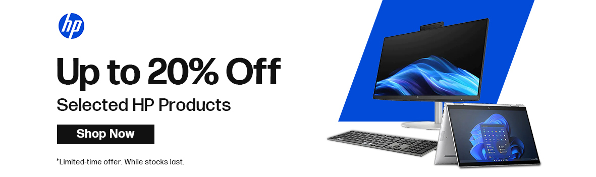 Up to 20% Off Select HP Products