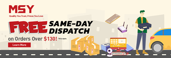 Free Same-Day Dispatch on Orders Overs $130