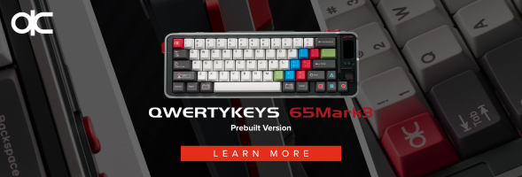 Pre-Order QWERTYKEYS Mechanical Keyboards | QK65, QK80 & HEX80