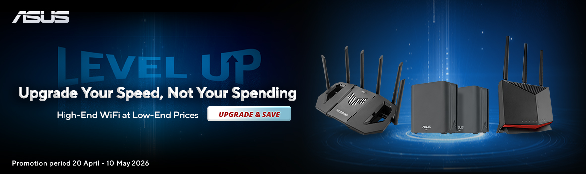 Level Up with ASUS WiFi Deals | Save on WiFi 6, 6E & WiFi 7 Routers