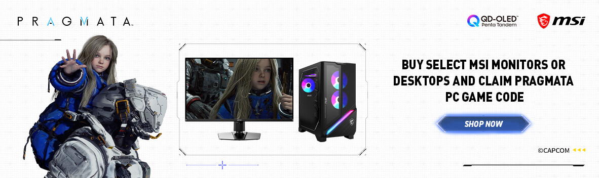 Get Bonus PRAGMATA with Select MSI Monitors