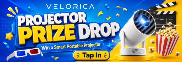 Chance to Win a Smart Portable Projector with VELORICA