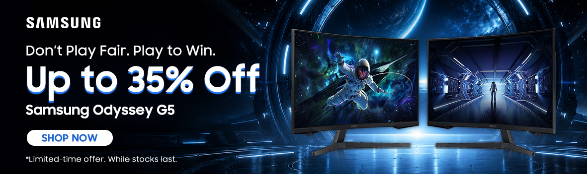Don’t Play Fair. Play to Win | Up to 40% Off Samsung Odyssey Monitors