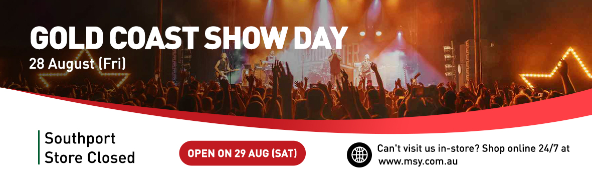 Southport store will be closed Friday 28 August for Gold Coast Show Day.