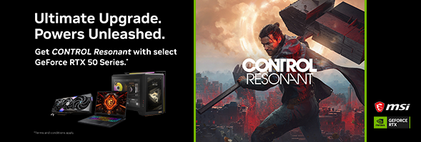 Get CONTROL Resonant with Select MSI GeForce RTX 50 Series