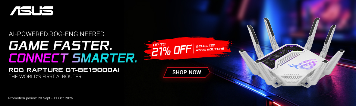 ASUS AI Router Sale | Save Up to 21% on Selected Routers