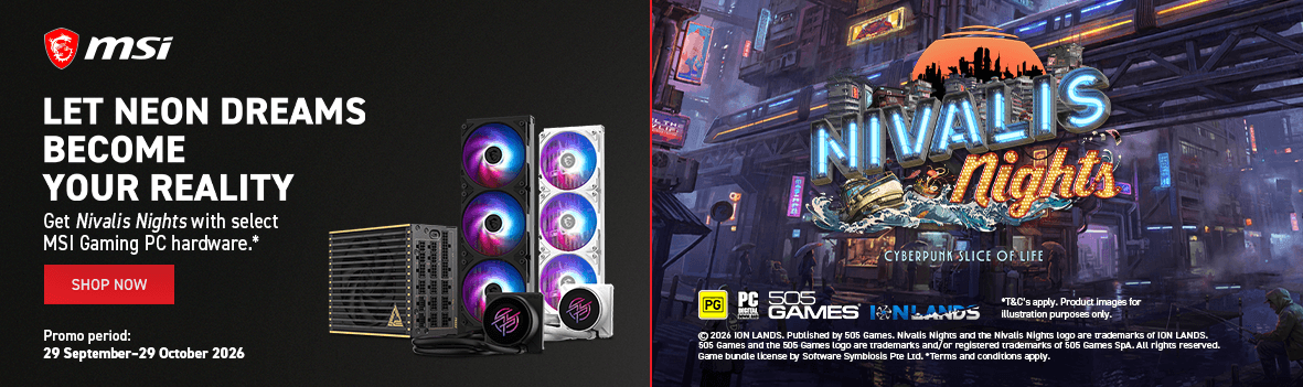 Get Bonus Nivalis Nights with Select MSI Gaming Hardware