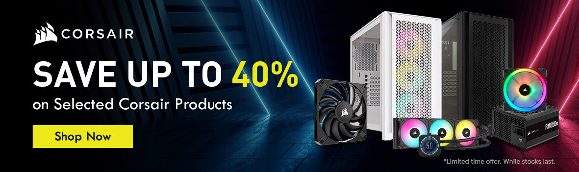 CORSAIR Sale | Up to 40% Off PC Cases, PSUs & Cooling