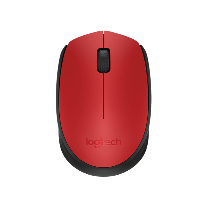 Logitech M171 Wireless Mouse Red (ECS035431)