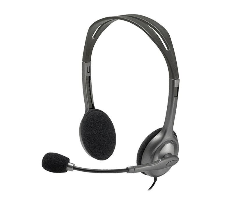 Logitech H110 On Ear Stereo Headset (981-000459)