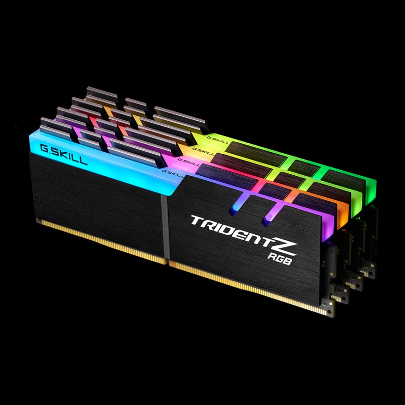 G.Skill 32GB (4x 8GB) F4-3600C17Q-32GTZR Trident Z RGB 3600Mhz CL17 DDR4 RAM