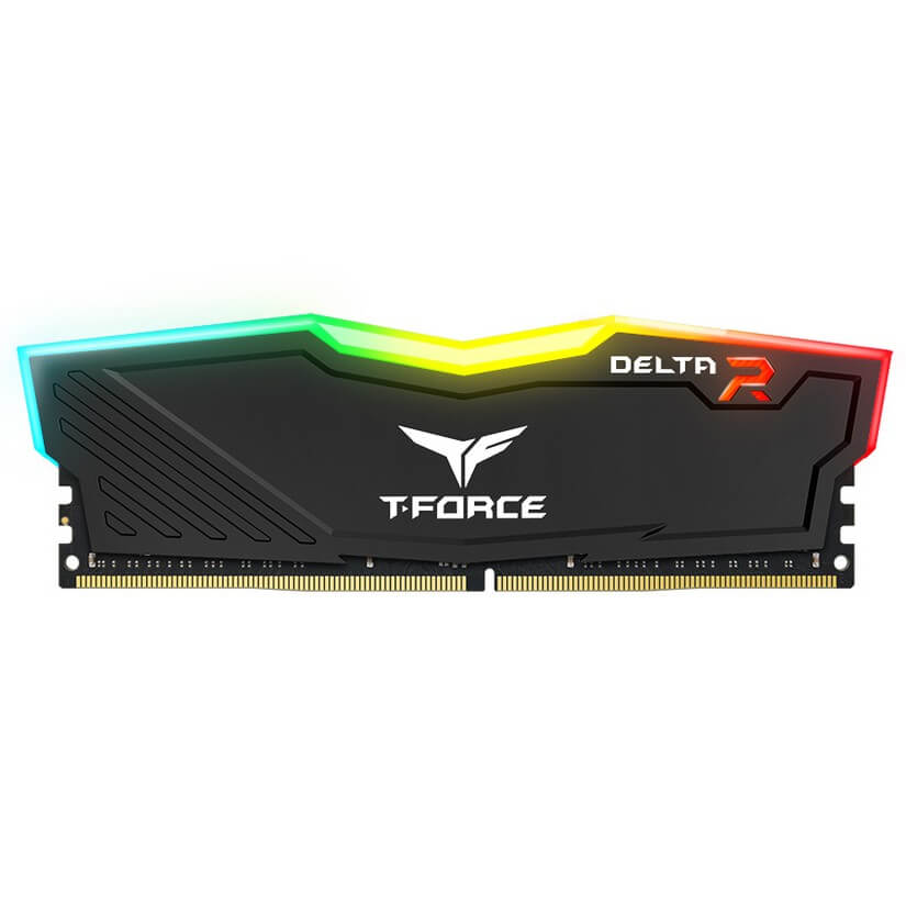 Team 16G(2x8G)Kit T-Force Delta RGB Series Dual Channel DDR4 2666 MHz Black