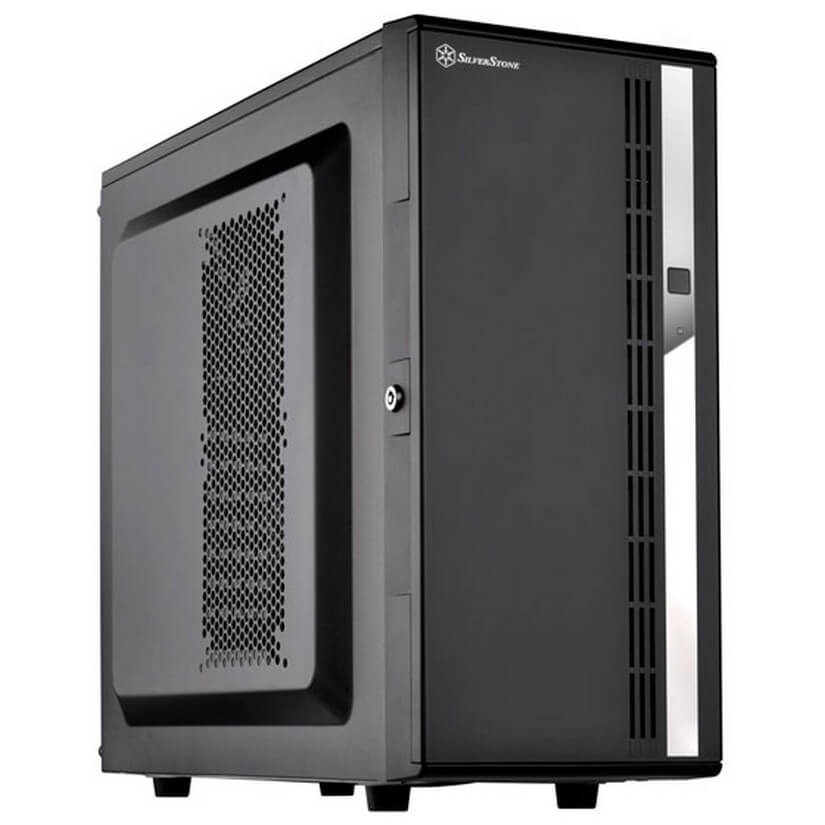 SilverStone CS380B Case Storage Series ATX Case Black  No PSU