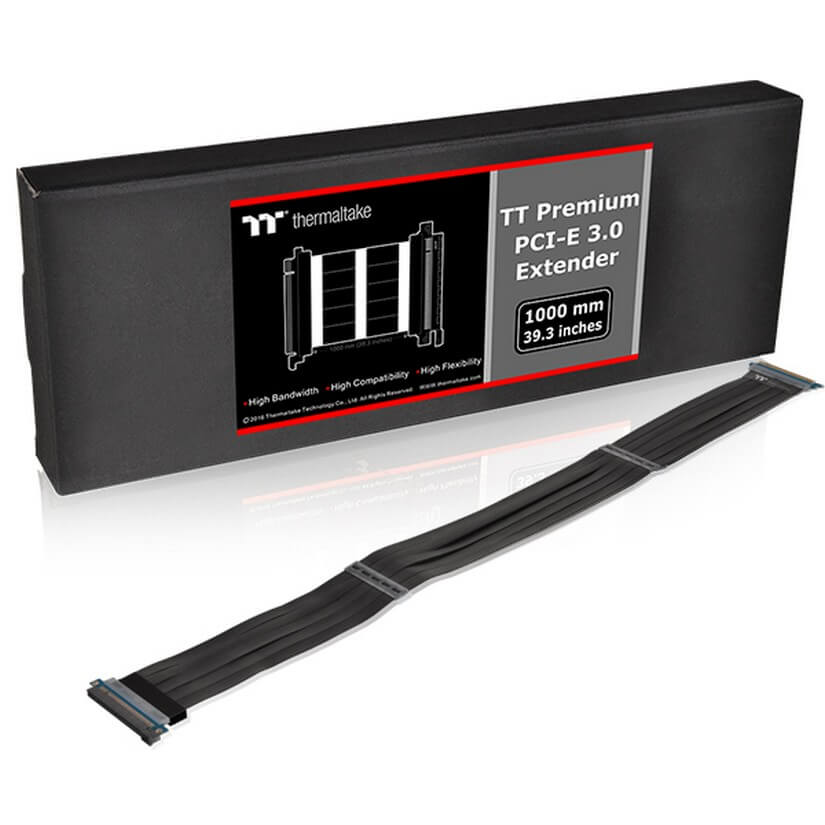 Thermaltake TT Premium PCI Riser Cable Express Extender 16X - 1000mm (AC-051-CO1OTN-C1)