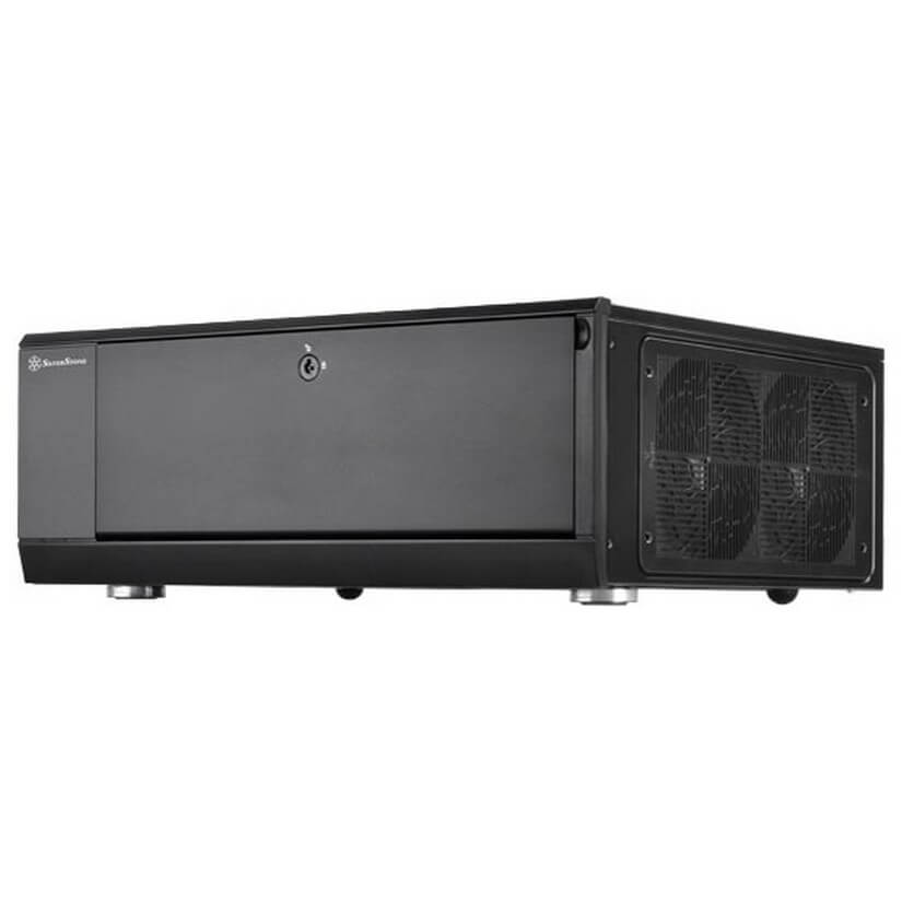 SilverStone GD10B ATX/MicroATX HTPC Case (GD10B)