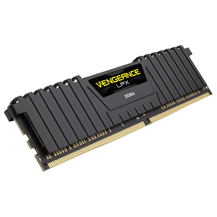 Corsair Vengeance LPX 16GB (2x8GB) C16 2400MHz DDR4 RAM - Black (CMK16GX4M2Z2400C16)