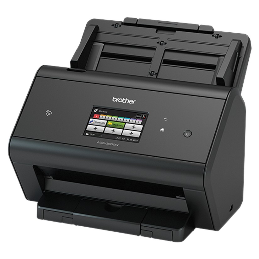 Brother Advanced Document Scanner High Speed (50pp) network scanner touchscreen LCD & WiFi (ADS-3600W)