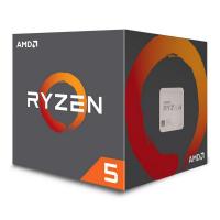 AMD Ryzen 5 2600X 6-Core Socket AM4 3.6GHz CPU Processor with Wraith Spire Cooler (YD260XBCAFBOX)