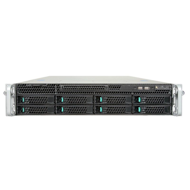 Intel 2U Server, 4114(1/2), 32GB(2/24), 3.5"(0/8), HW RAID, RPS, RMM, 3YR