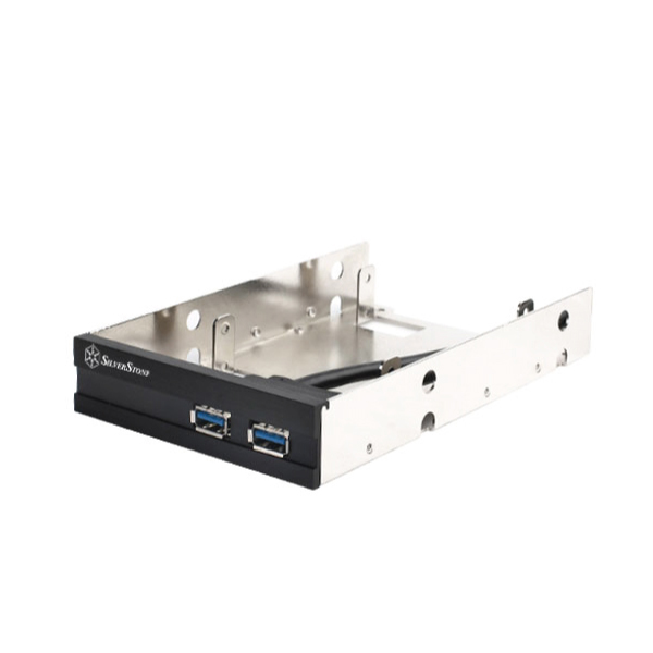 SilverStone USB3.0 with 3.5" to 2 x 2.5" Drive Bay Converter (SST-FP36B)