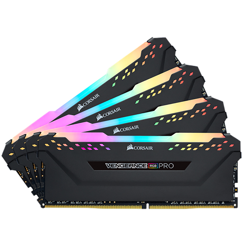 Corsair Vengeance Pro RGB 32GB (4x8GB) 3000MHz DDR4 RAM (CMW32GX4M4C3000C15)