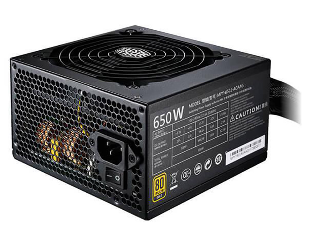 Cooler Master MWE Gold 650W 80 Plus Gold Power Supply (MPY-6501-ACAAG-AU)