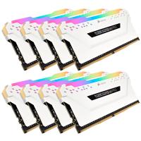 Corsair Vengeance Pro RGB 64GB (8x8GB)DDR4 3000MHz DDR4 RAM - White (CMW64GX4M8C3000C15W)