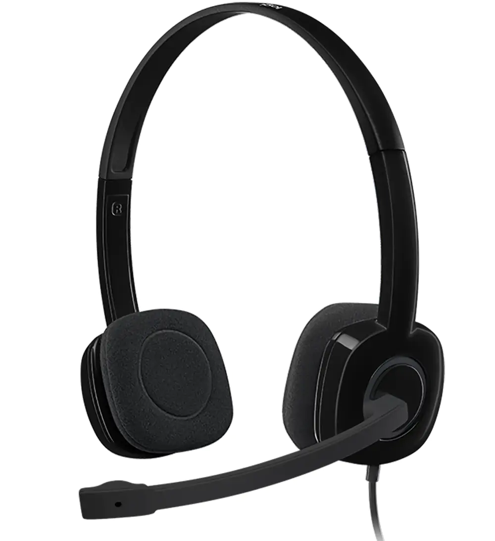 Logitech H151 Headset Black 981 000587 msy .au